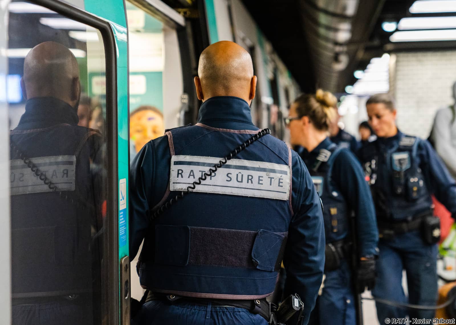 Agent de sûreté sur le réseau ferré