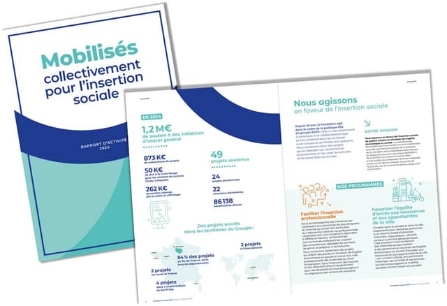 Rapport d'activité 2024 de la Fondation Groupe RATP